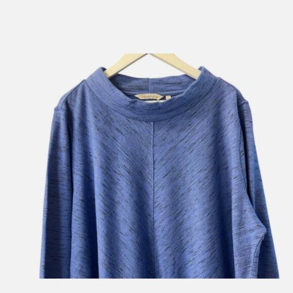 Soft Surroundings Sweater Layered Hem Lagenlook Tunic Top Women's size 3X - Picture 2 of 8